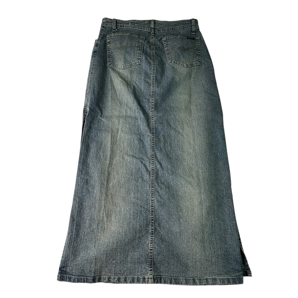 Squeeze by Stephen Hardy Jean Skirt Womens 11 to 12 High Side Split (stain)‎ - Picture 10 of 10